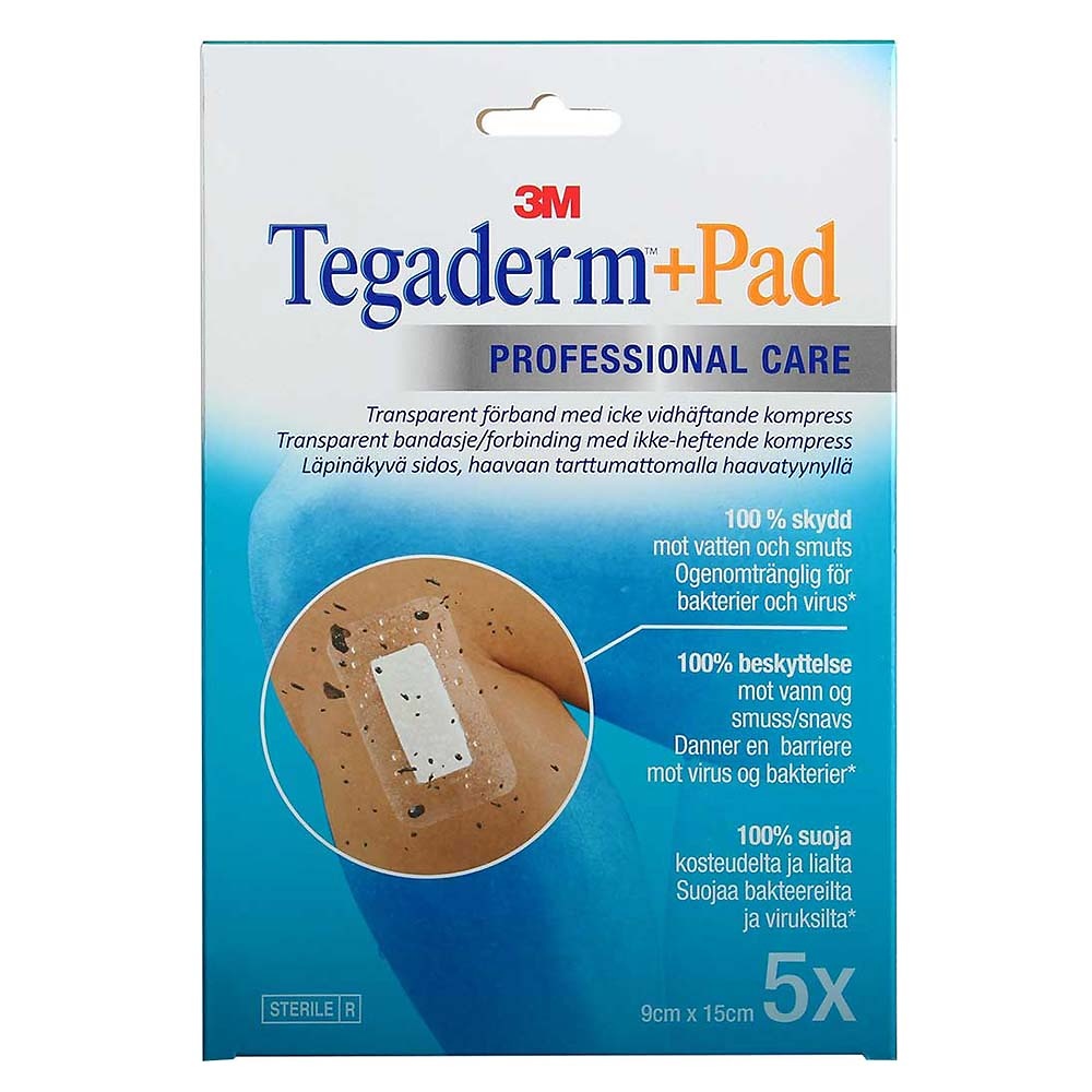 Tegaderm +pad vanntett kompress 9x15 Balder Apotek AS