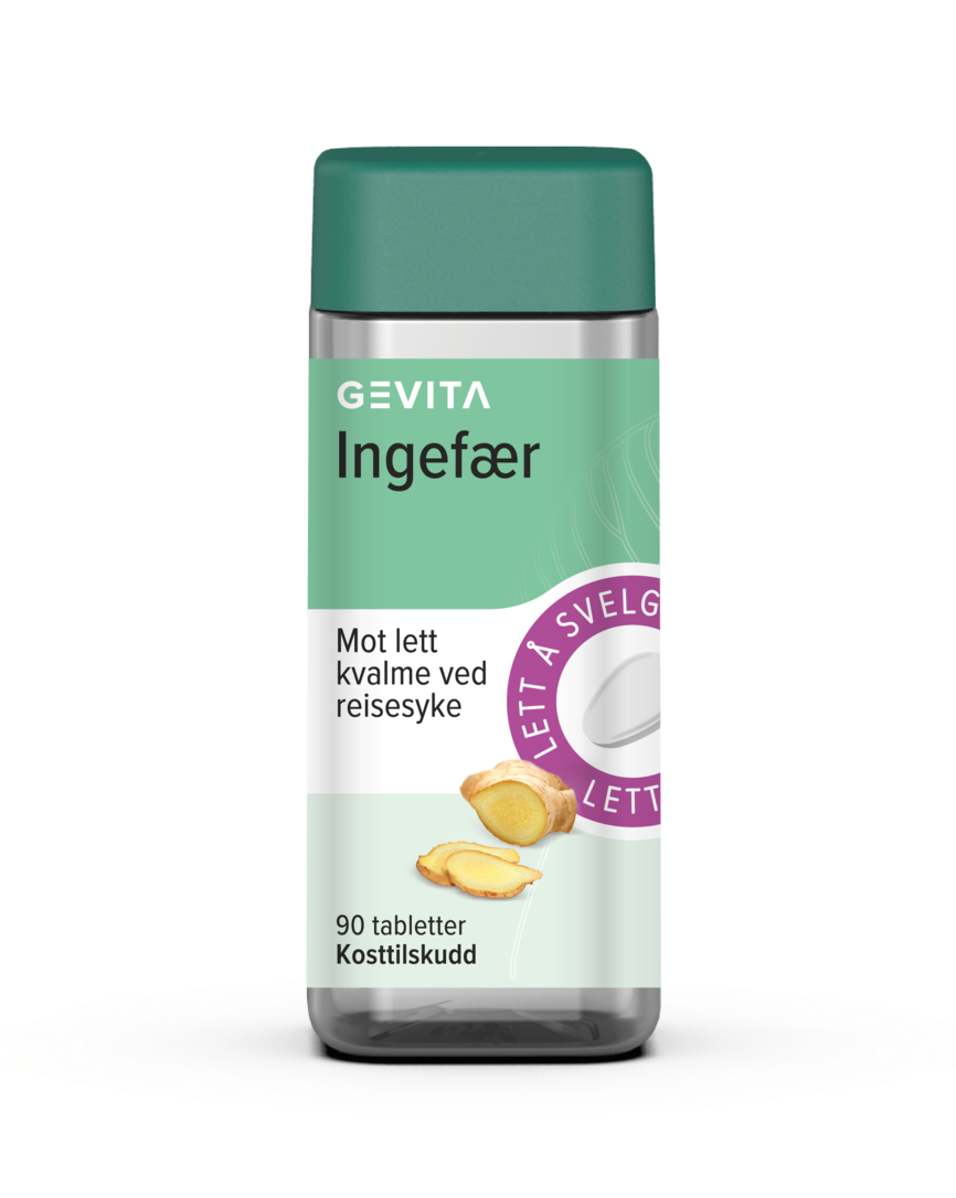 Gevita Ingefær 90 tabletter - Balder Apotek AS