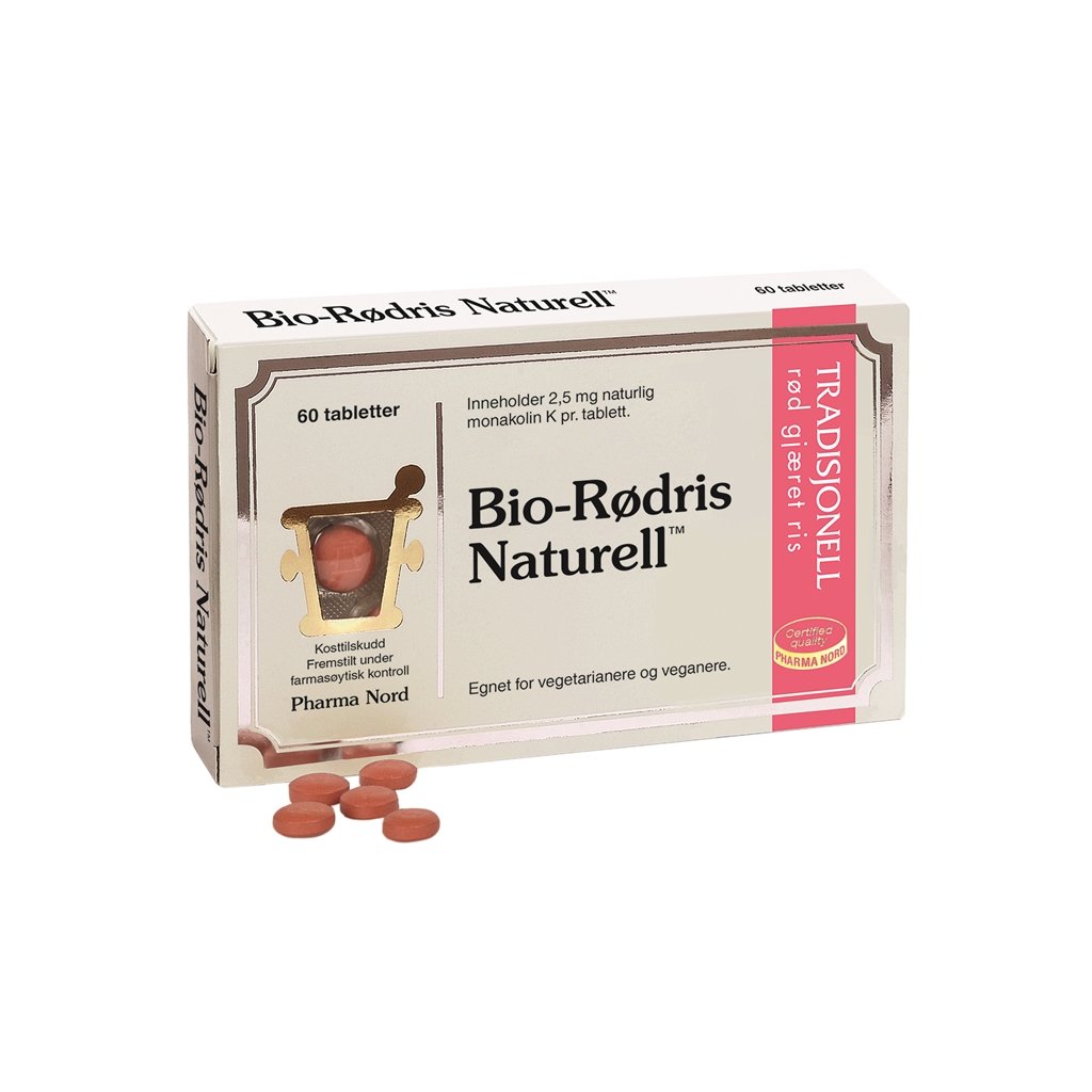 Bio-Rødris Naturell 60 tabletter - Balder Apotek AS