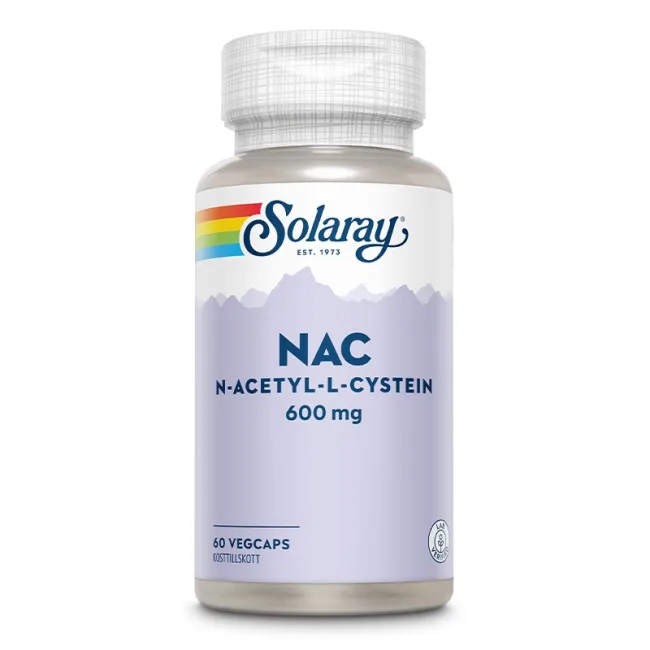 Solaray NAC 600 mg 60 kapsler