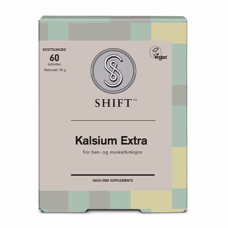 SHIFT Kalsium Extra 60 tabletter